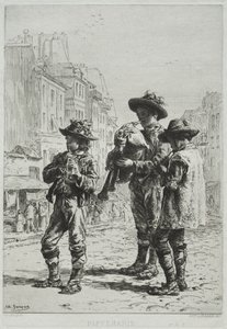 Pifferaris von Charles Emile Jacque