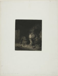 Die Schmiede von Charles Emile Jacque