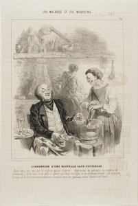 Die Erfindung eines neuen Brustelixiers (Tafel 14) von Charles Emile Jacque