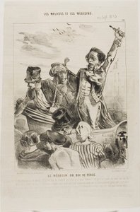 Der Arzt des Königs von Persien (Tafel 19) von Charles Emile Jacque