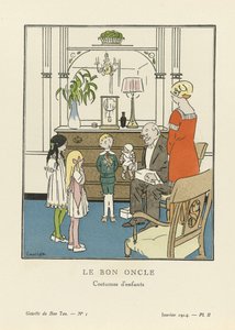 Le Bon Oncle. Kinderkostüme aus La Gazette du Bon Ton, veröffentlicht 1914