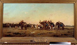 Indische Jagd von Charles Émile de Tournemine