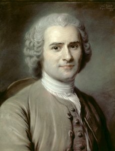 Porträt von Jean-Jacques Rousseau (1712-1778), Schweizer Philosoph von Charles Escot