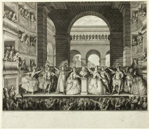 Krönung von Voltaire von Charles Etienne Gaucher