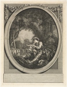 Der Kurier trifft ein von Charles Etienne Gaucher
