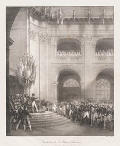 Gründung der Ehrenlegion, frühes 19. Jahrhundert von Charles Etienne Pierre Motte