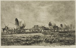Planwagen (Souvenir des Morvan) von Charles Francois Daubigny