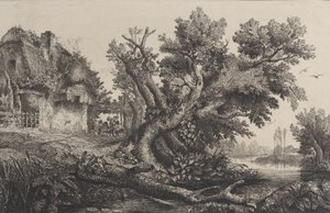 La Tonnelle, 1838 von Charles Francois Daubigny