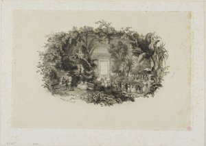 Der Wintergarten von Charles Francois Daubigny