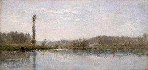 Morgen an der Oise, Auvers von Charles Francois Daubigny