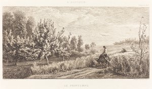 Frühling (Le Printemps) von Charles Francois Daubigny