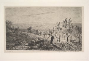 Sonnenaufgang von Charles Francois Daubigny