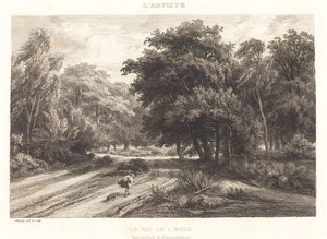 Das Adlernest im Wald von Fontainebleau