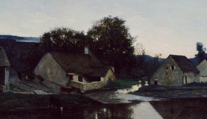 Das Dorf Optevoz, ca. 1852