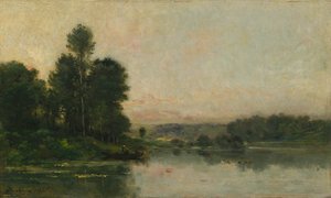 Die Hänge von Méry-sur-Oise, gegenüber von Auvers, 1873 von Charles Francois Daubigny