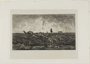 Der Schauer von Charles Francois Daubigny