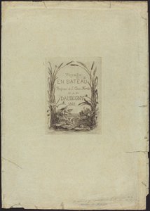 Umschlag für "Voyage en bateau" von Charles Francois Daubigny