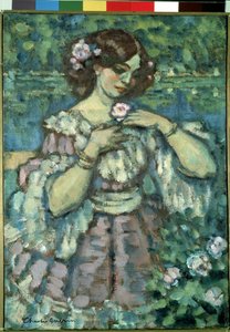 Mädchen mit Rose
