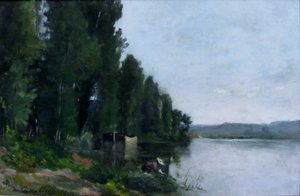 Waschen von Charles Francois Daubigny