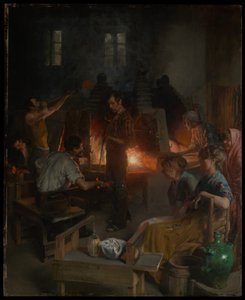 Glasbläser von Murano von Charles Frederic Ulrich