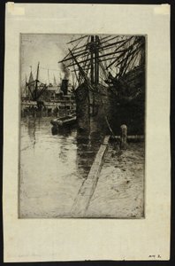 Neue Süd-Fähre von Charles Frederick William Mielatz