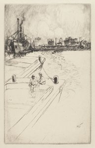New York vom Hafen aus von Charles Frederick William Mielatz