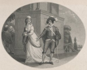 Beatrice und Benedick Shakespeare, Viel Lärm um nichts, Akt 4, Szene 1, August 12, 1784