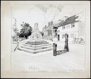 Bottesford Marktkreuz, Leicestershire von Charles George Harper