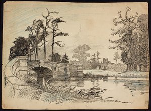 Cranford Park Brücke, Hillingdon, Großraum London von Charles George Harper