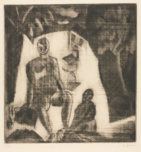 Nach dem Bad von Charles Georges Dufresne