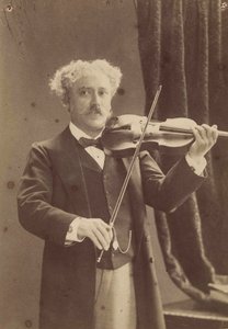 Porträt des Geigers und Komponisten Pablo de Sarasate 1844-1908, ca. 1890 von Charles Gerschel