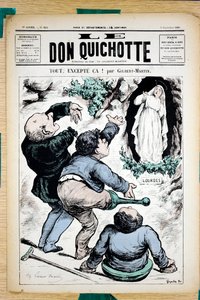 Cover von „Le Don Quixote“, Nummer 324, Satirisch in Farben