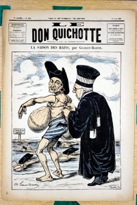 Titelblatt von „The Don Quixote“, Nummer 321, Satirisch in Farben