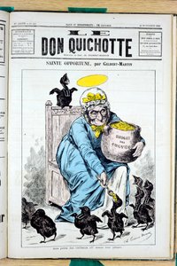 Titelblatt von „The Don Quixote“, Nummer 440, Satirisch in Farben