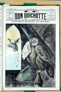 Cover von „Don Quixote“, Nummer 94, Satirisch in Farben