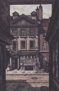 The Poetry Bookshop von Charles Ginner