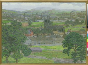 Yeadon Kirche, nahe Leeds von Charles Ginner