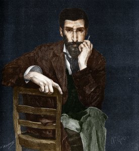 Porträt von Pierre Savorgnan de Brazza (1852-1905), französischer Entdecker von Charles Giron