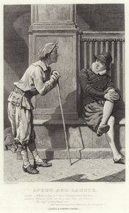 Speed und Launce, Zwei Herren aus Verona, Akt II, Szene V von Charles Green