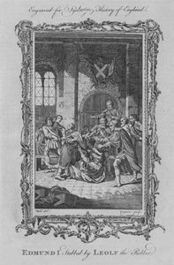 Edmund I. erstochen von Leolf dem Räuber, 1773