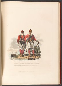 Fremdkorps im britischen Dienst. Soldaten des griechischen Leichtinfanterieregiments von Charles Hamilton (after) Smith