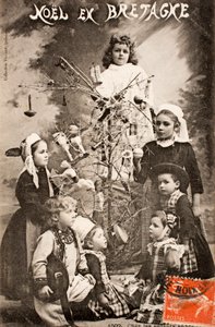 Frohe Weihnachten/Die weisen Kinder/Bretagne/Frankreich