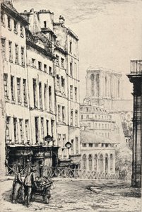 Rue de la Montagne-Ste Genevieve, 1915 von Charles Heyman