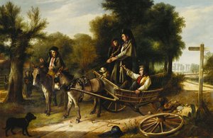 Missgeschick an der Kreuzung, 1880