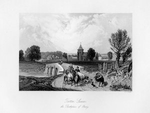 Trotton, Syssex, der Geburtsort von Otway, 1840 von Charles J. Smith