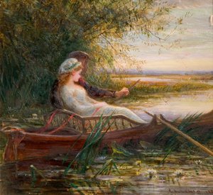 Zwei Figuren in einem Boot, 1881