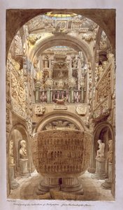 Ansicht eines Teils der Sammlung von Antiquitäten, 9. September 1825