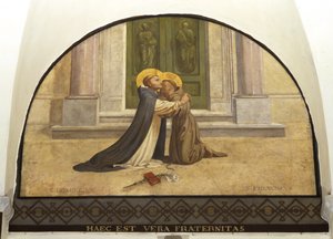 Kuss von St. Franziskus und St. Dominikus