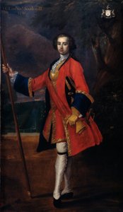 Leutnant Thomas George Southwell, Coldstream Guards, 1739 von Charles Jervas