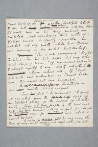 Originalmanuskript eines Kapitels von Nicholas Nickleby, 1838